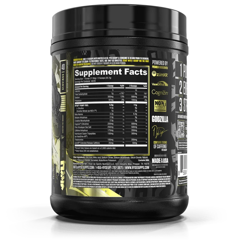 RYSE Godzilla Pre Workout